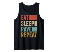 Eat Sleep Rave Repeat Festival Tank Top