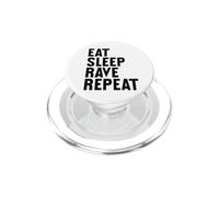 Eat Sleep Rave Repeat PopSockets PopGrip for MagSafe