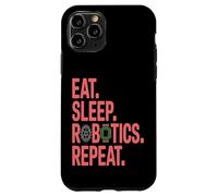 Eat Sleep Robotics Repeat Funny Engineering Case for iPhone 11 Pro