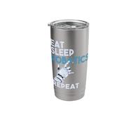 Eat Sleep Robotics Repeat - Robot Lover Engineering Stainless Steel Insulated Tumbler
