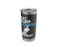 Eat Sleep Robotics Repeat - Robot Lover Engineering Stainless Steel Insulated Tumbler
