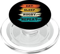 Eat Sleep Rugby Repeat PopSockets PopGrip for MagSafe