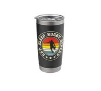 Eat Sleep Rugby Repeat Stainless Steel Insulated Tumbler