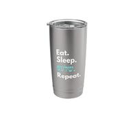 Eat Sleep Schlep Repeat Stainless Steel Insulated Tumbler