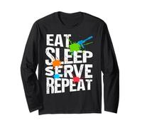 Eat Sleep Serve Repeat Proud Military Life Discipline Long Sleeve T-Shirt