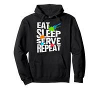 Eat Sleep Serve Repeat Proud Military Life Discipline Pullover Hoodie