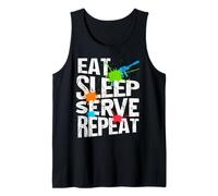 Eat Sleep Serve Repeat Proud Military Life Discipline Tank Top