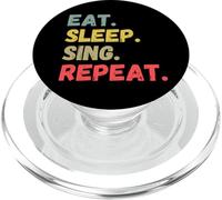 Eat Sleep Sing Repeat PopSockets PopGrip for MagSafe
