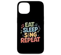 Eat Sleep Sing Repeat Vocalist Musician Performance Case for iPhone 13