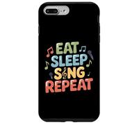 Eat Sleep Sing Repeat Vocalist Musician Performance Case for iPhone 7 Plus/8 Plus