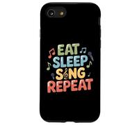 Eat Sleep Sing Repeat Vocalist Musician Performance Case for iPhone SE (2020) / 7/8