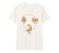 Eat, Sleep Sniff Repeat Funny, Dog, Life, Cycle Premium T-Shirt