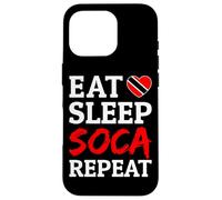 Eat Sleep Soca Repeat Caribbean Trinidad Vibes Case for iPhone 16 Pro