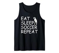 Eat Sleep Soccer Repeat Shirt for Soccer Player Soccer Lover Tank Top