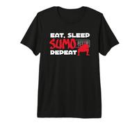 Eat Sleep Sumo Repeat Japanese Sumo Wrestling Sumo Wrestler Premium T-Shirt
