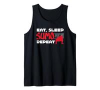 Eat Sleep Sumo Repeat Japanese Sumo Wrestling Sumo Wrestler Tank Top