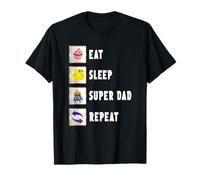 Eat, Sleep, Super Dad, Repeat. Father's Day, super-dad T-Shirt