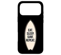 Eat Sleep Surf Repeat Surfing Slogan Surfer Saying Quote Fun Case for iPhone 17 Pro Max