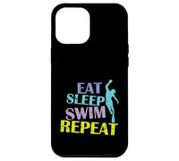 Eat Sleep Swim Repeat Scuba Diving Case for iPhone 12 Pro Max