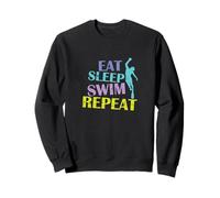 Eat Sleep Swim Repeat Scuba Diving Sweatshirt