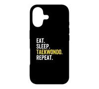 Eat Sleep Taekwondo Repeat Martial Arts Combat Self Defense Case for iPhone 17