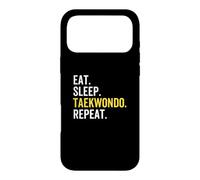 Eat Sleep Taekwondo Repeat Martial Arts Combat Self Defense Case for iPhone 17 Pro Max