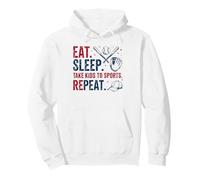 Eat Sleep Take Kids To Sports Repeat Parent Life Pullover Hoodie