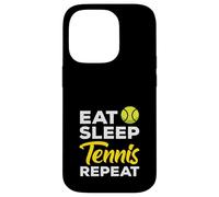 Eat Sleep Tennis Repeat Tennis Player Fun Case for iPhone 14 Pro
