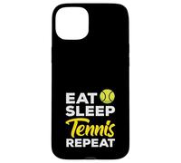 Eat Sleep Tennis Repeat Tennis Player Fun Case for iPhone 15 Plus
