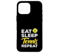 Eat Sleep Tennis Repeat Tennis Player Fun Case for iPhone 16 Pro Max