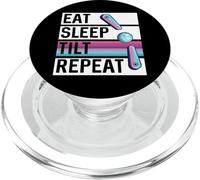 Eat Sleep Tilt Repeat Funny Vintage Retro Arcade Pinball PopSockets PopGrip for MagSafe