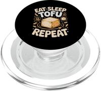 Eat Sleep Tofu Repeat PopSockets PopGrip for MagSafe