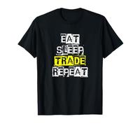 Eat Sleep Trade Repeat - Crypto Trader Forex Trading Gift T-Shirt