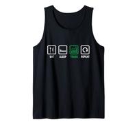 Eat Sleep Trade Repeat Stock Market Share Trading Gift Idea Tank Top