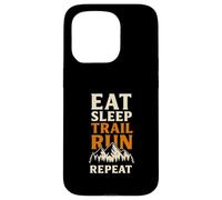 Eat Sleep Trail Run Repeat Mountains Case for iPhone 15 Pro