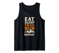 Eat Sleep Trail Run Repeat Mountains Tank Top