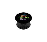 Eat Sleep Trail Run Repeat PopSockets Adhesive PopGrip