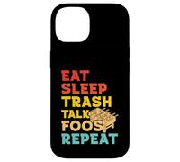Eat Sleep Trash Talk Foosball Design Case for iPhone 14