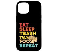 Eat Sleep Trash Talk Foosball Design Case for iPhone 15