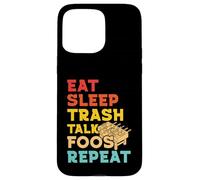 Eat Sleep Trash Talk Foosball Design Case for iPhone 15 Pro Max