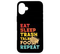 Eat Sleep Trash Talk Foosball Design Case for iPhone 16 Plus