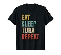 Eat Sleep Tuba Repeat Shirt Tuba Player T-Shirt