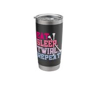 Eat Sleep Twirl Repeat Stainless Steel Insulated Tumbler