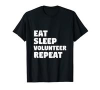 Eat Sleep Volunteer Repeat Volunteer Costume Volunteer T-Shirt