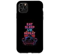 Eat Sleep VR Repeat Retro Virtual Reality Gaming Gamer Case for iPhone 11 Pro Max