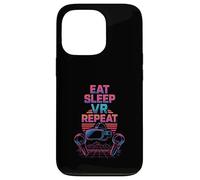 Eat Sleep VR Repeat Retro Virtual Reality Gaming Gamer Case for iPhone 13 Pro