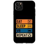 Eat Sleep VR Repeat Vintage Gamer Gaming Virtual Reality Case for iPhone 11 Pro Max