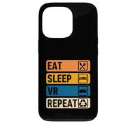 Eat Sleep VR Repeat Vintage Gamer Gaming Virtual Reality Case for iPhone 13 Pro