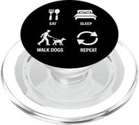 Eat Sleep Walk Dogs Repeat For Pet Owners PopSockets PopGrip for MagSafe