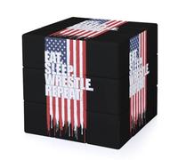 Eat Sleep Wrestle 3-D Puzzles Magic Twist Cube